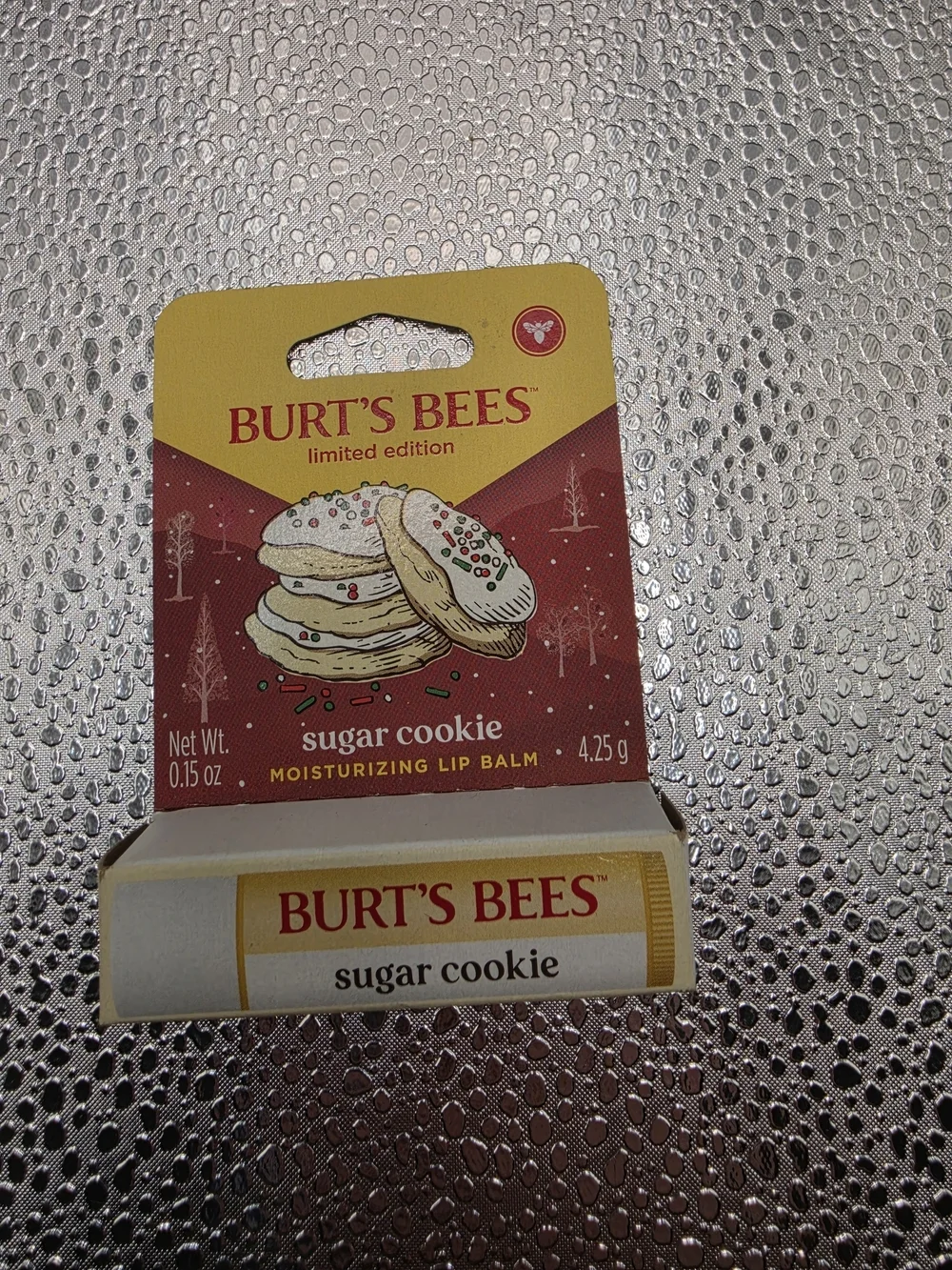 Burt's Bees Sugar Cookie Moisturizing Lip Balm - White/Yellow Packaging